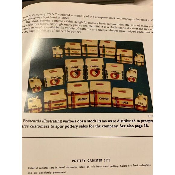 Puritan Slip Wear Pottery Identification Guide American Book Vintage FREE SHIP - Picture 6 of 9